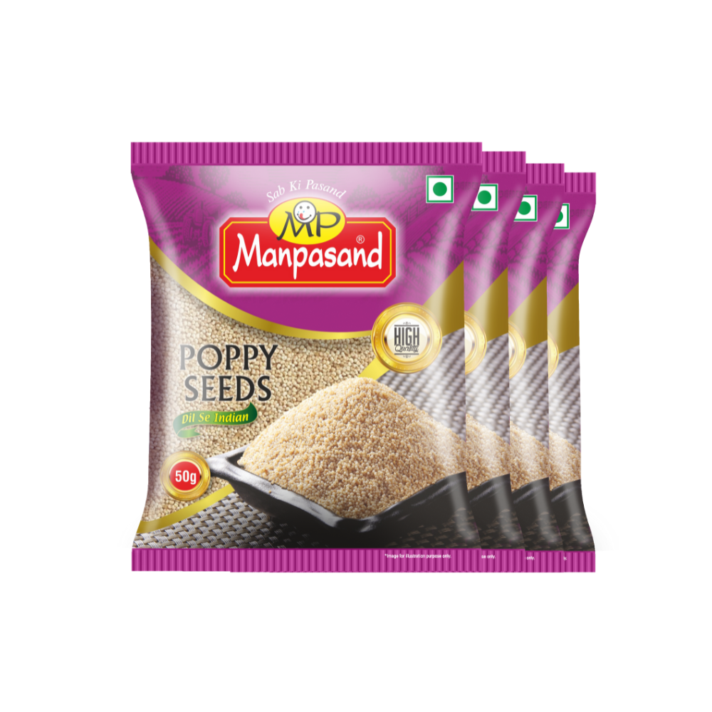 Poppy seeds Pack of 4 - 50G